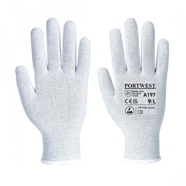 ESD Feinstrick Handschuh Antistatic Shell A197 | Größe: