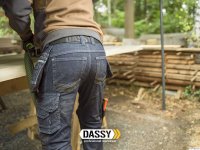 Dassy MELBOURNE Stretch-Arbeitsjeans mit Holstertaschen und Kniepolstertaschen