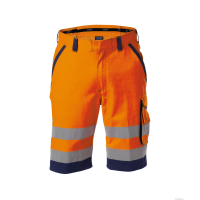 Dassy LUCCA Warnschutz-Shorts neonorange/dunkelblau 48