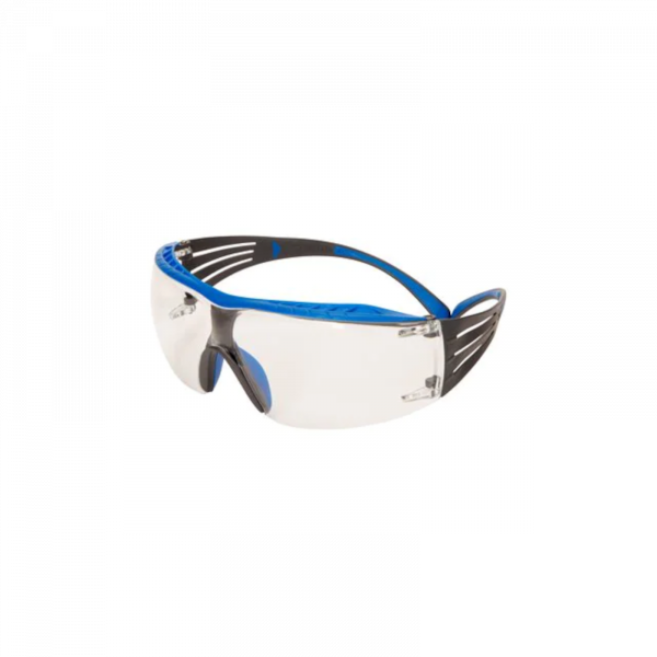 3M&trade; SecureFit 400X Schutzbrille, blau/graue B&uuml;gel, SF401