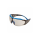3M™ SecureFit 400X Schutzbrille, blau/graue Bügel. SF407