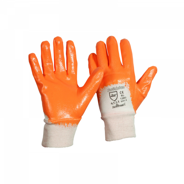 Nitril TOP Handschuh 1360, orange I Gr&ouml;&szlig;e: