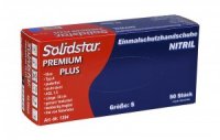Solidstar PREMIUM PLUS Nitril-Einmalschutzhandschuh RL 1394, blau | Gr&ouml;&szlig;e: